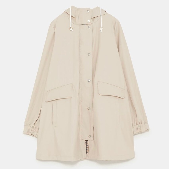 Zara cape raincoat sz xs - Picture 5 of 12